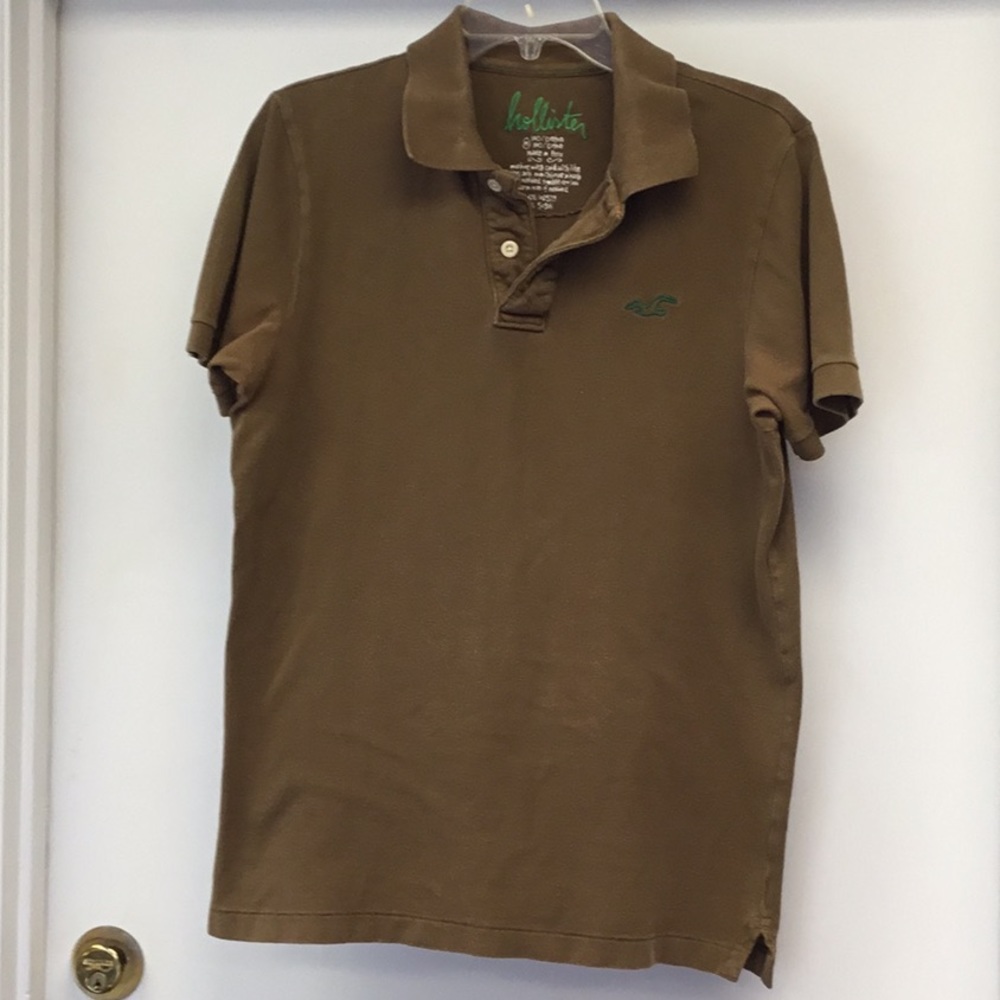 Hollister Polo Shirt Brown Women’s med
